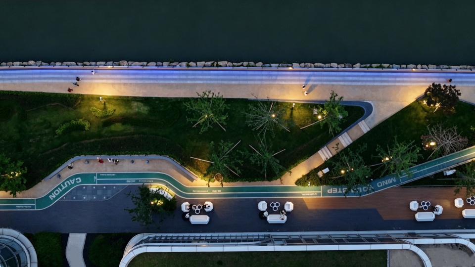 Riverside Landscape Design of Green Belts on Both Sides of Dadongjiang