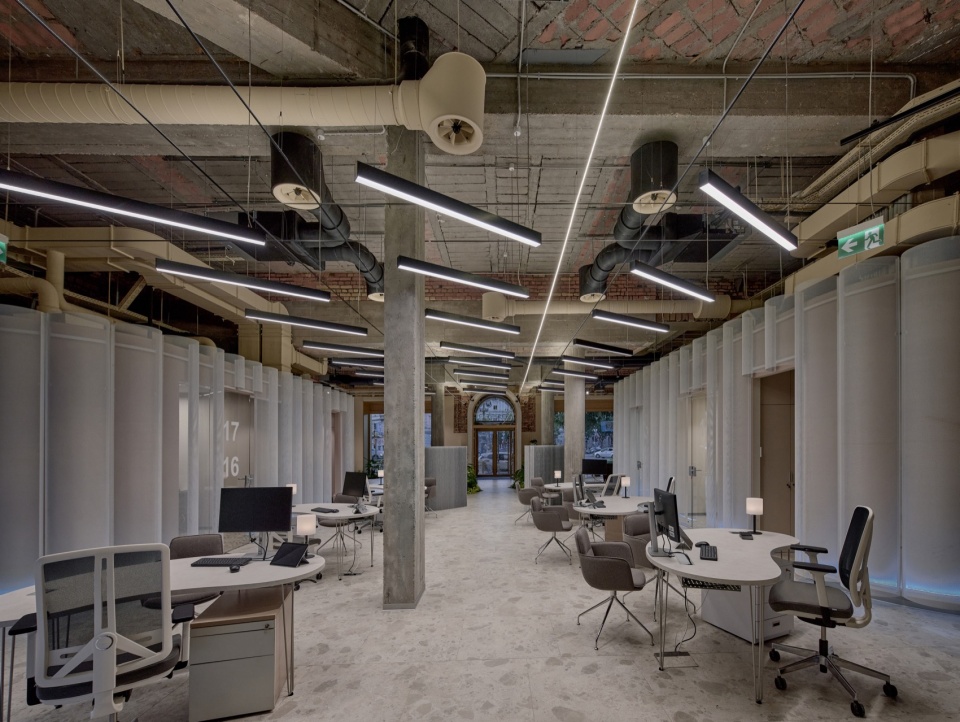 kh bank branch interior design by lab5 architects dobos andras