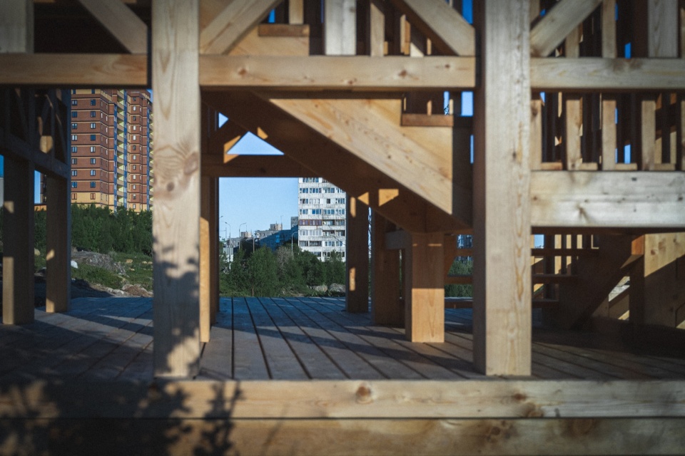 kola bay lighthouse viewpoint by arctic timber architecture