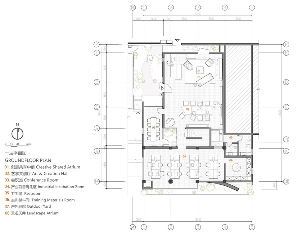 the coworking space by wumichi architects