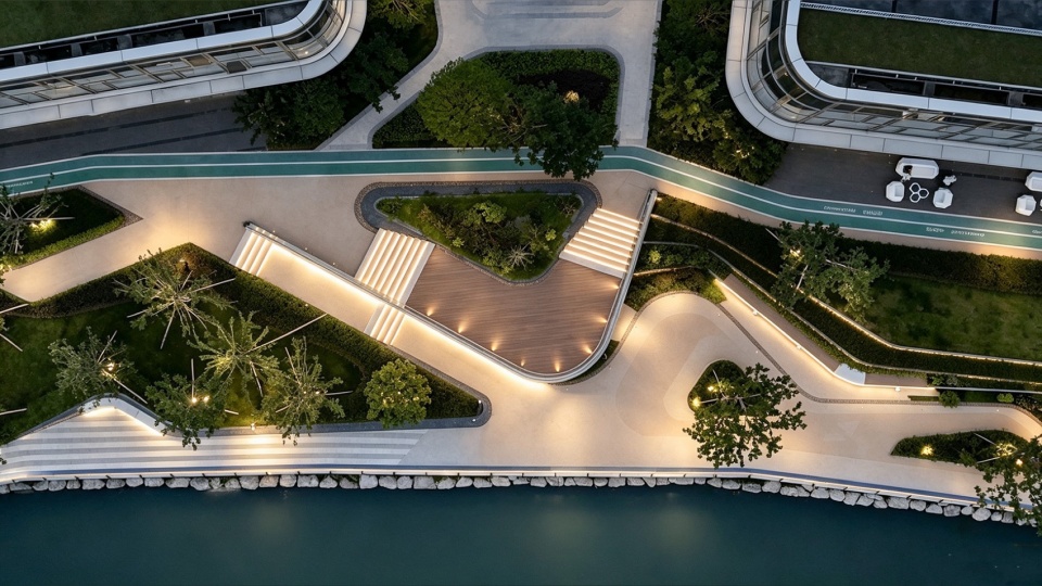 Riverside Landscape Design of Green Belts on Both Sides of Dadongjiang
