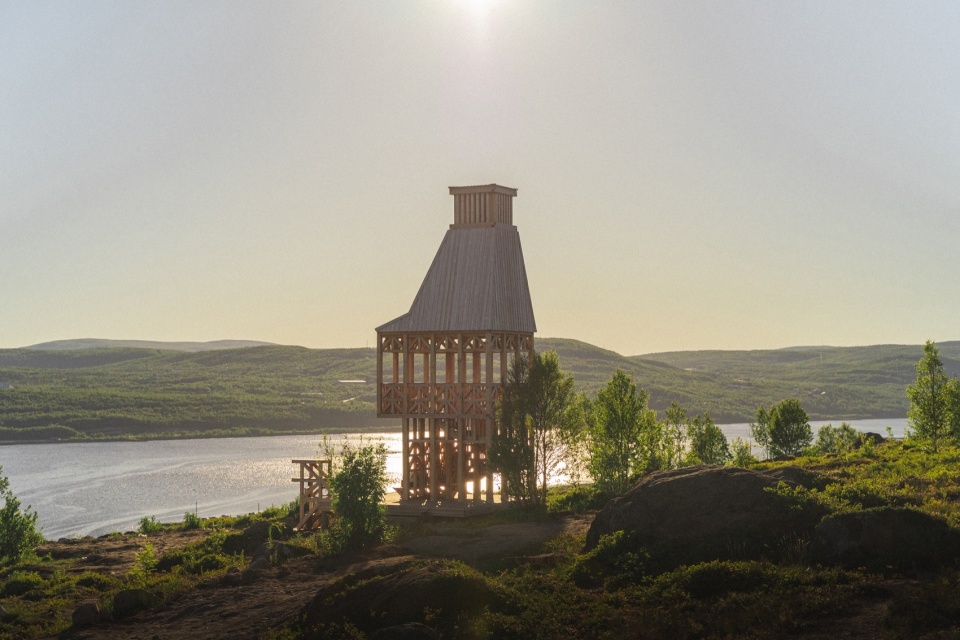 kola bay lighthouse viewpoint by arctic timber architecture