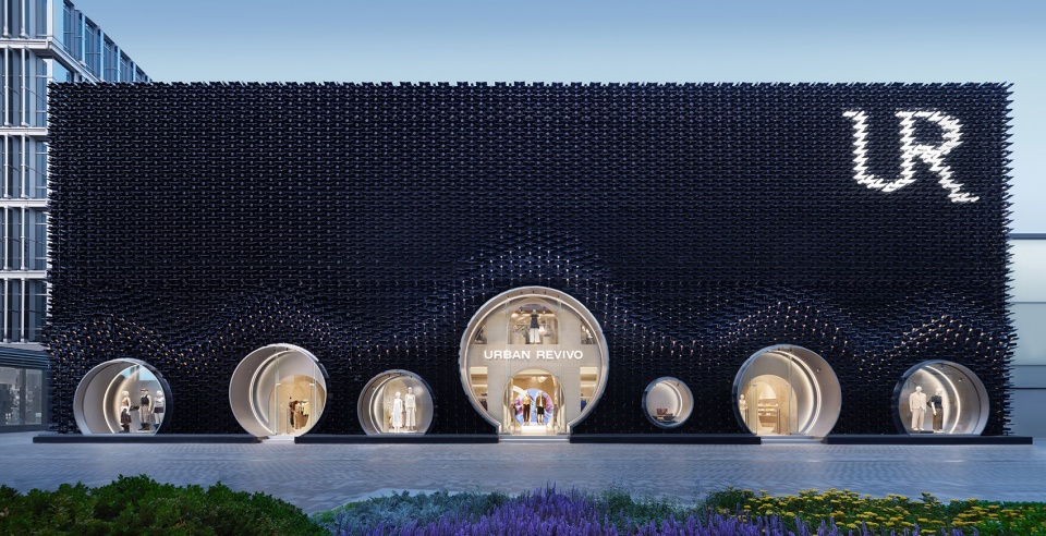 urban revivo flagship store in beijing by mvrdv
