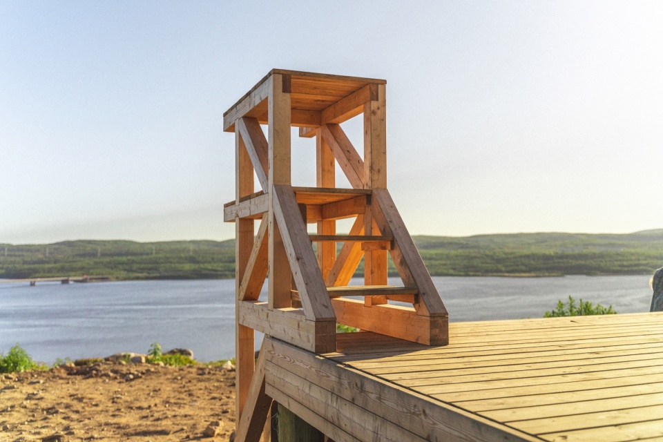 kola bay lighthouse viewpoint by arctic timber architecture