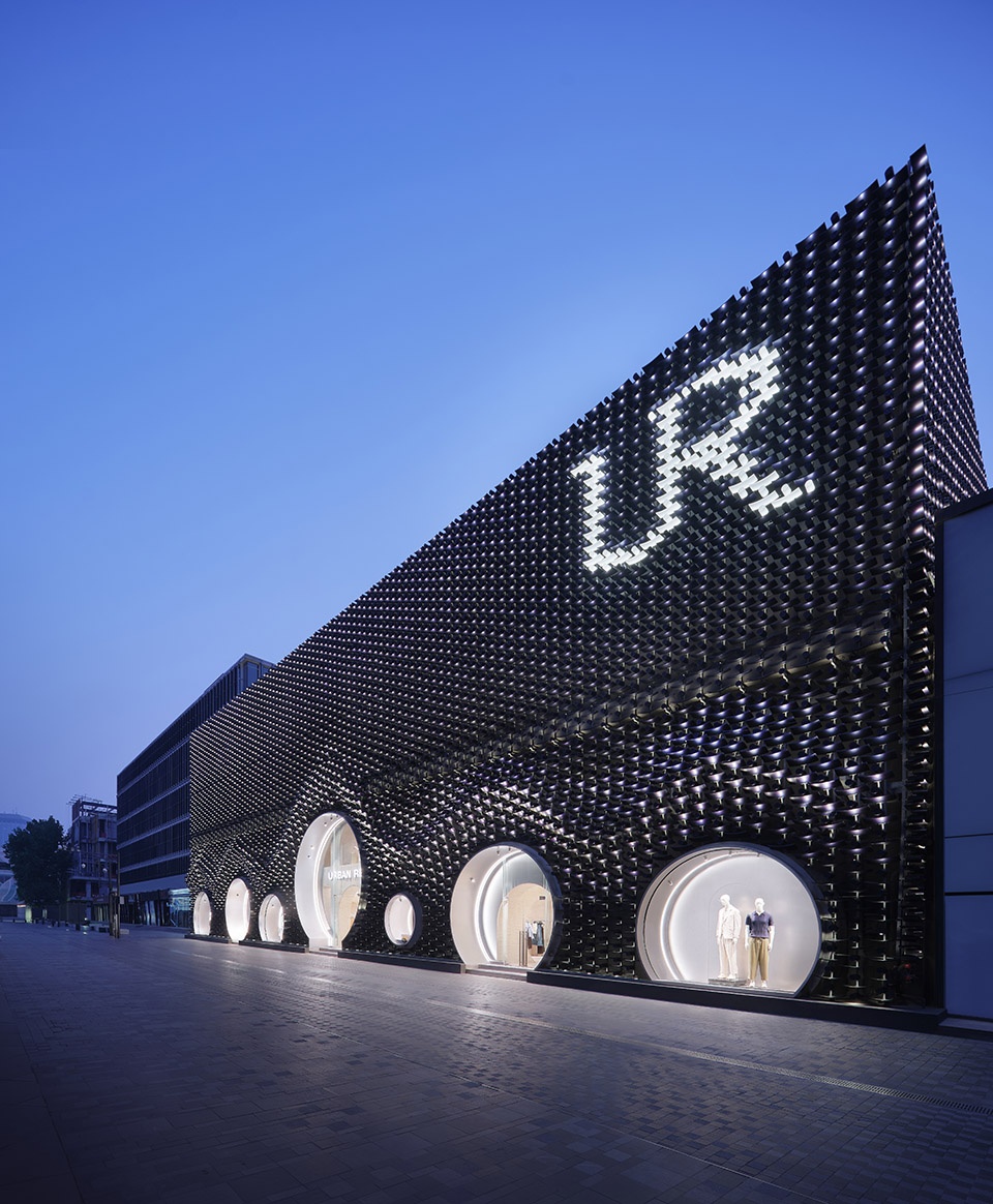 urban revivo flagship store in beijing by mvrdv