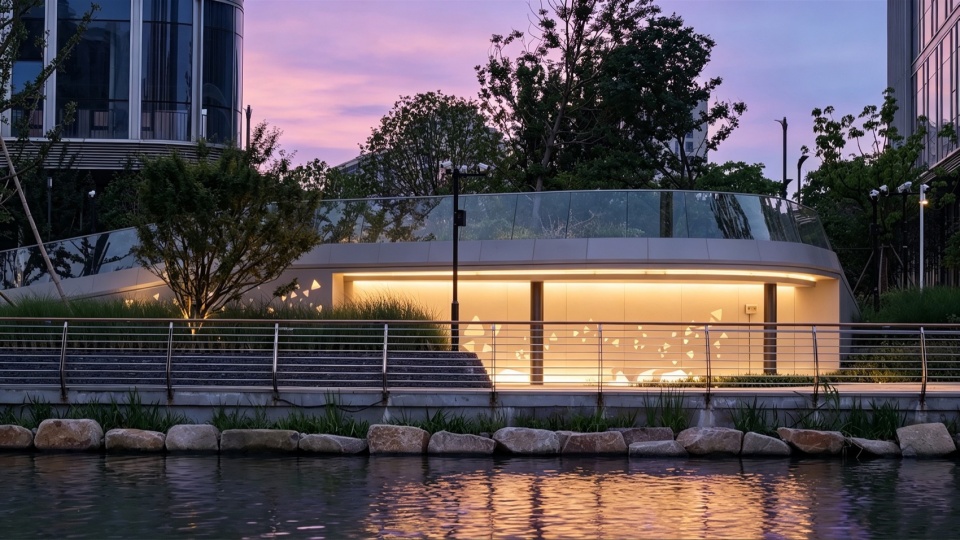 Riverside Landscape Design of Green Belts on Both Sides of Dadongjiang