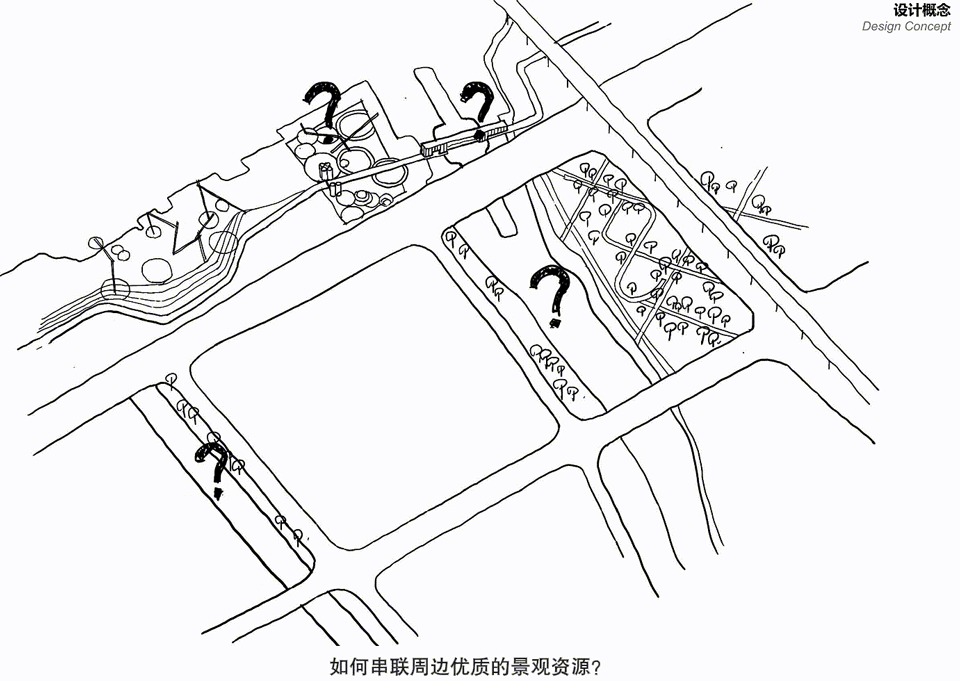 江河同构 分析图 water–city symbiosis Analysis Diagram ©同济原作工作室