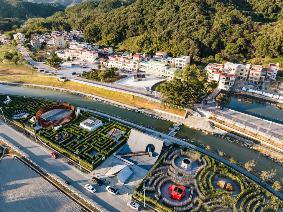 Architectural Art Initiative for the Nankun Mountain Luofu Mountain Leading Zone Ancient Banyan Literature Village by Shanghai Fengyuzhu...