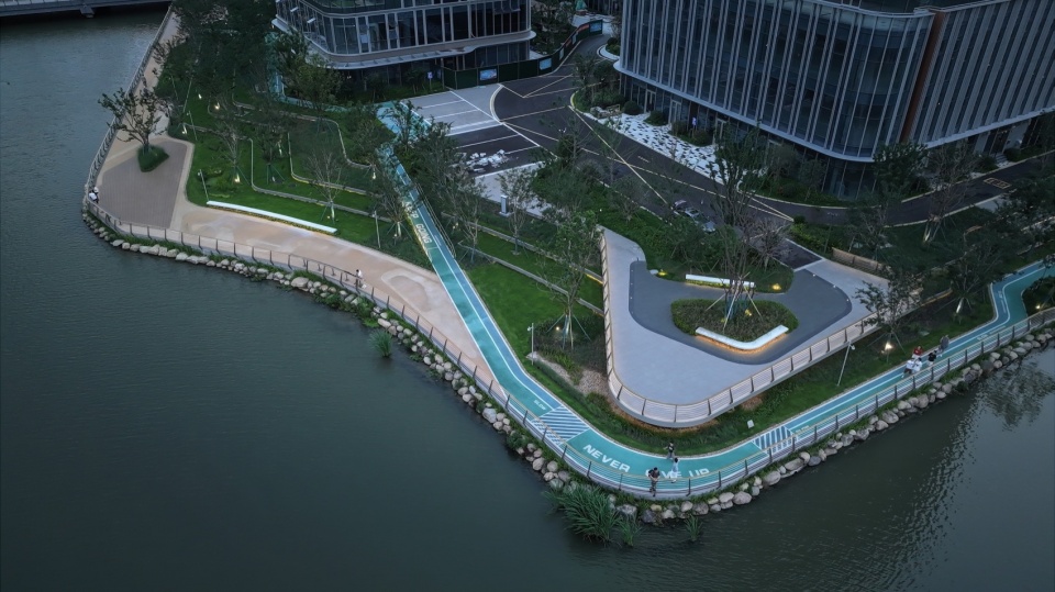 Riverside Landscape Design of Green Belts on Both Sides of Dadongjiang