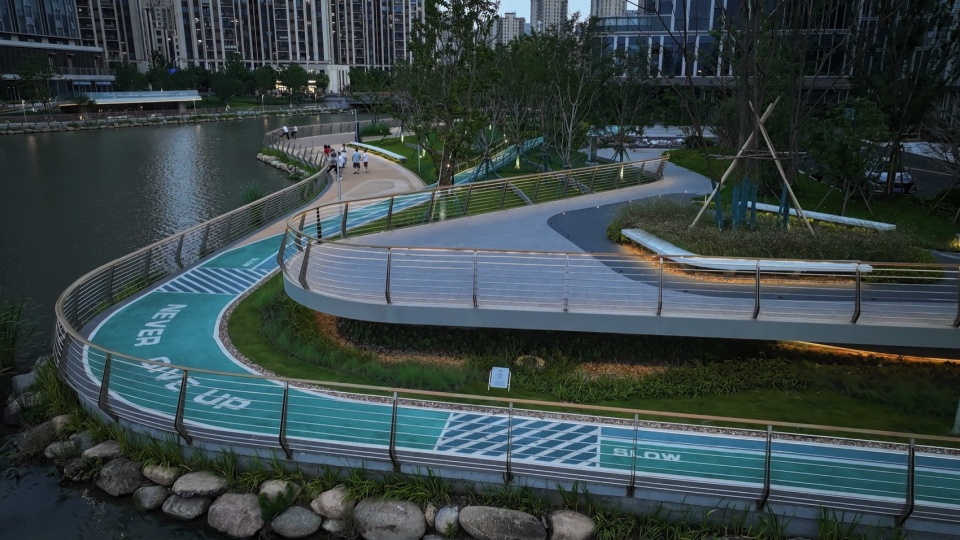 Riverside Landscape Design of Green Belts on Both Sides of Dadongjiang