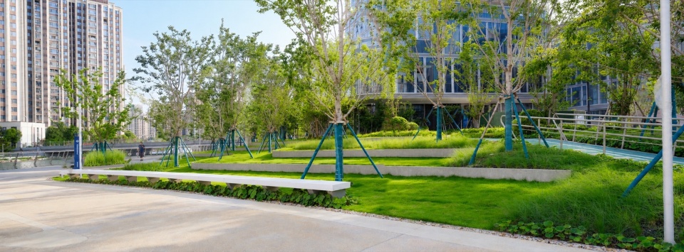 Riverside Landscape Design of Green Belts on Both Sides of Dadongjiang