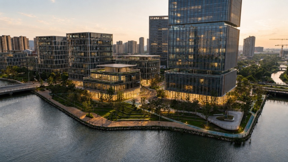 Riverside Landscape Design of Green Belts on Both Sides of Dadongjiang
