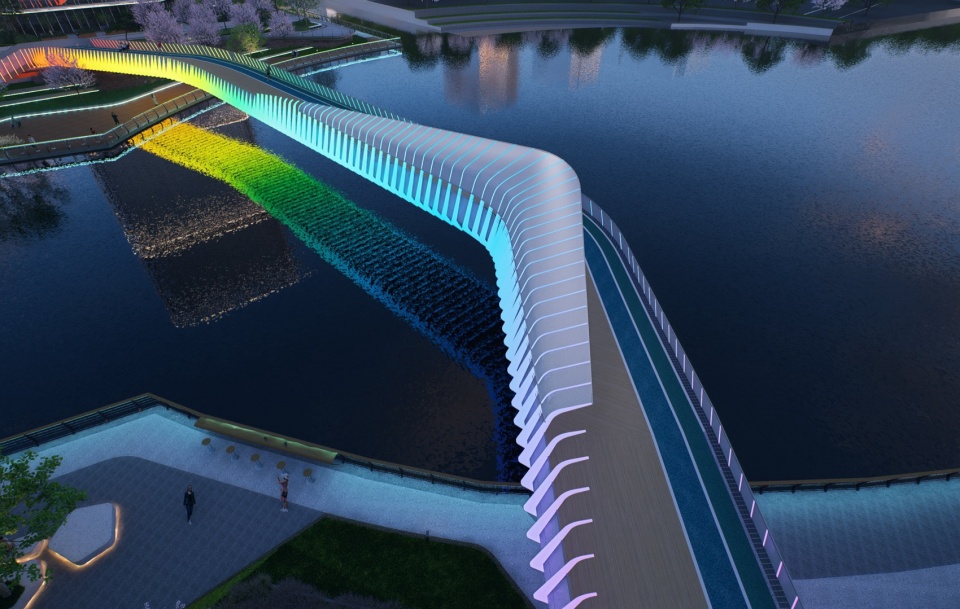 Riverside Landscape Design of Green Belts on Both Sides of Dadongjiang