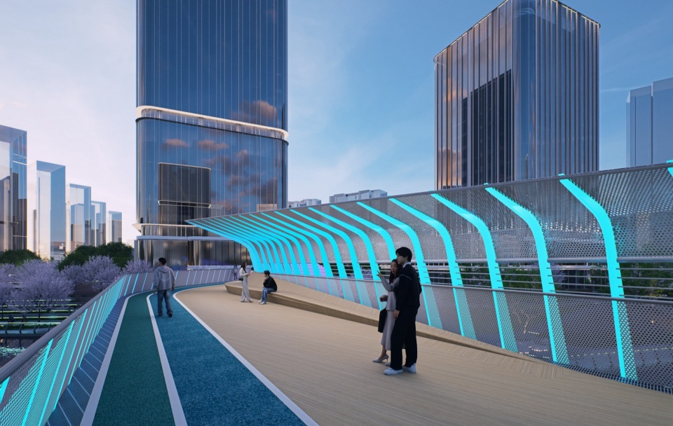 Riverside Landscape Design of Green Belts on Both Sides of Dadongjiang