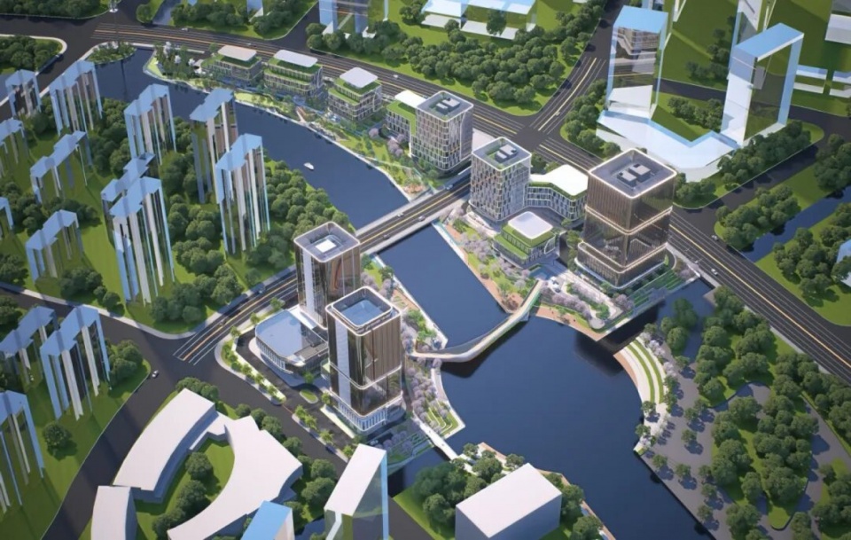 Riverside Landscape Design of Green Belts on Both Sides of Dadongjiang
