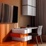 Manifest of Digital Aesthetics in a Residential Interior by Rustem Urazmetov (UR Bureau)