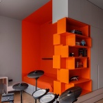 Manifest of Digital Aesthetics in a Residential Interior by Rustem Urazmetov (UR Bureau)