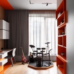 Manifest of Digital Aesthetics in a Residential Interior by Rustem Urazmetov (UR Bureau)