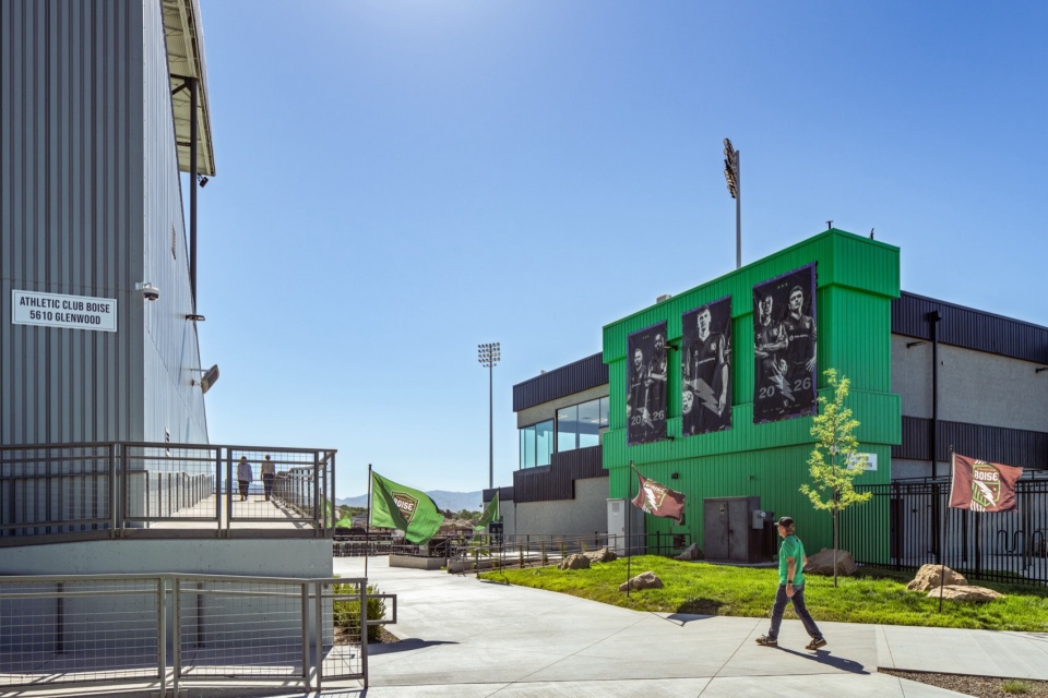 Athletic Club Boise Professional Soccer Stadium by Cushing Terrell