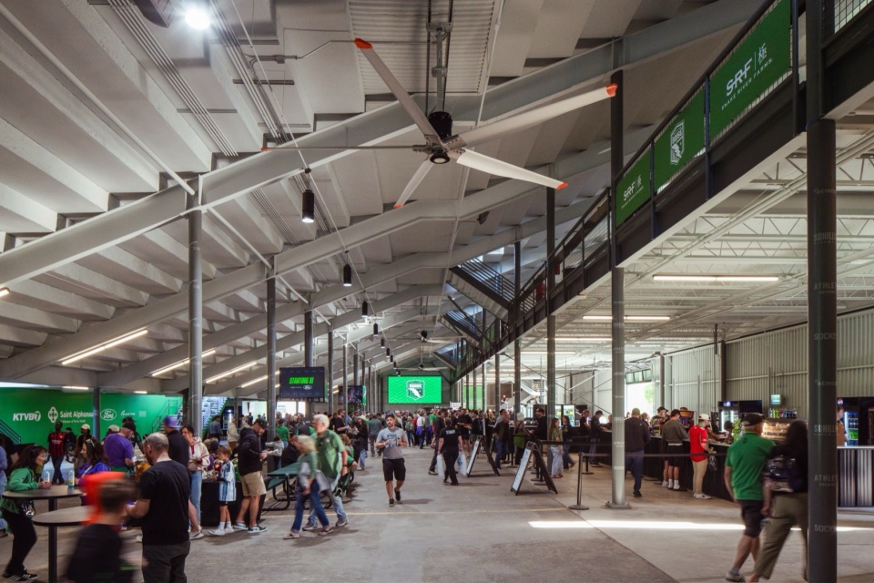 Athletic Club Boise Professional Soccer Stadium by Cushing Terrell