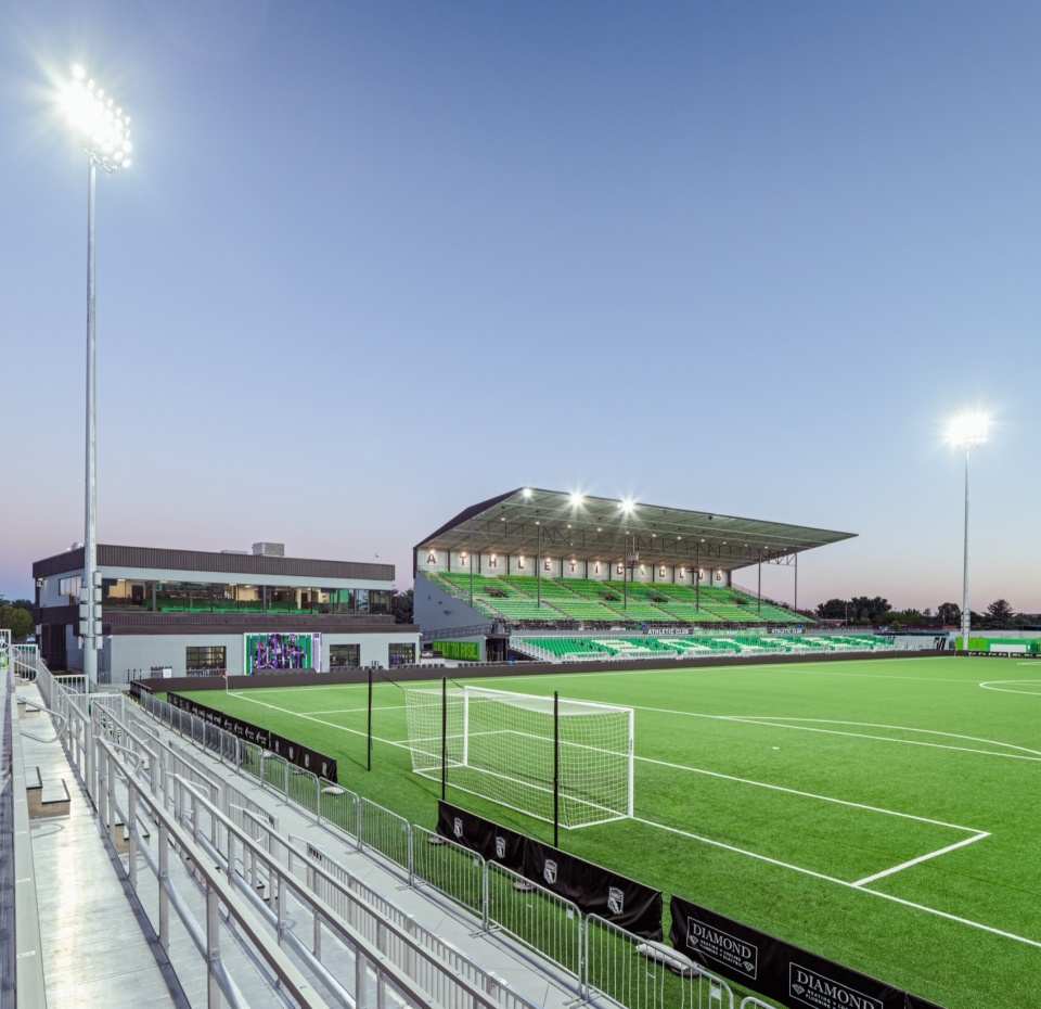 Athletic Club Boise Professional Soccer Stadium by Cushing Terrell