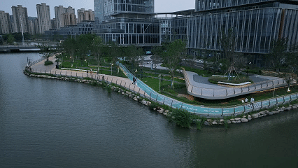 Riverside Landscape Design of Green Belts on Both Sides of Dadongjiang