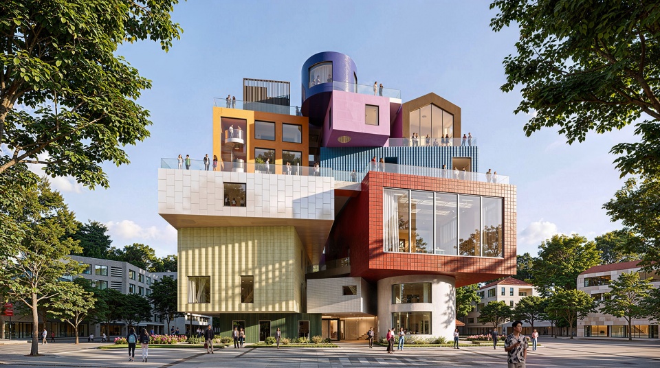 bihailou art village by mvrdv