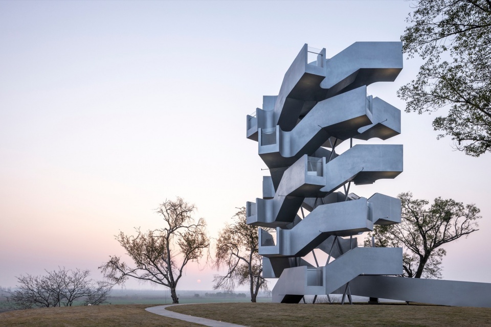 Chenhu Migratory Bird Observation Tower by Xiang Architects