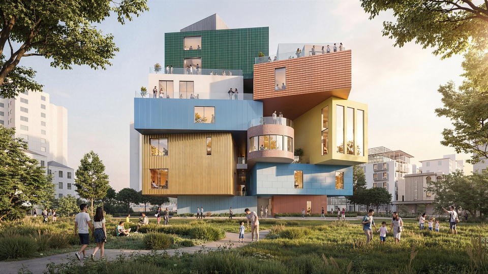 bihailou art village by mvrdv