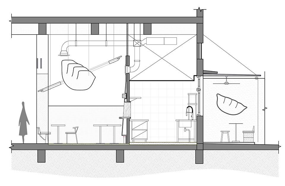 izakaya style restaurant by open studio