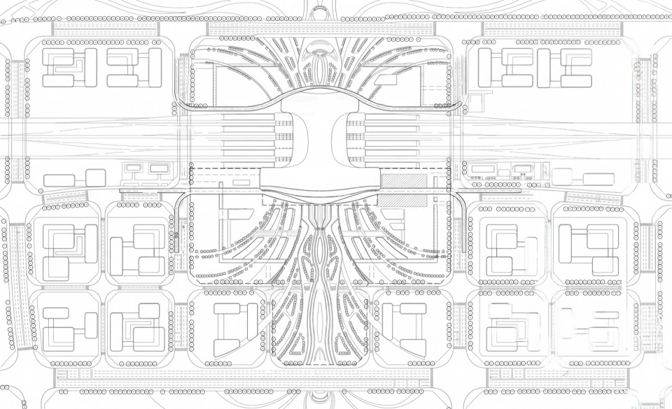 jingmen west railway station by citic architectural design research institute co ltd china railway siyuan survey and design group co ltd