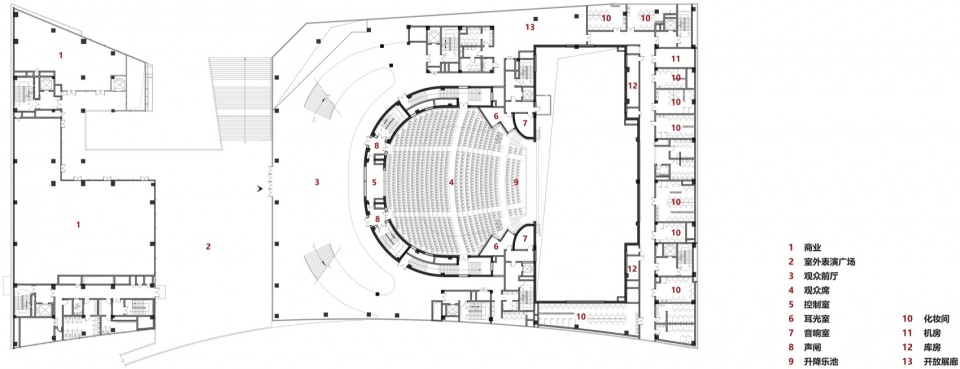 panzhihua grand theatre by cscec