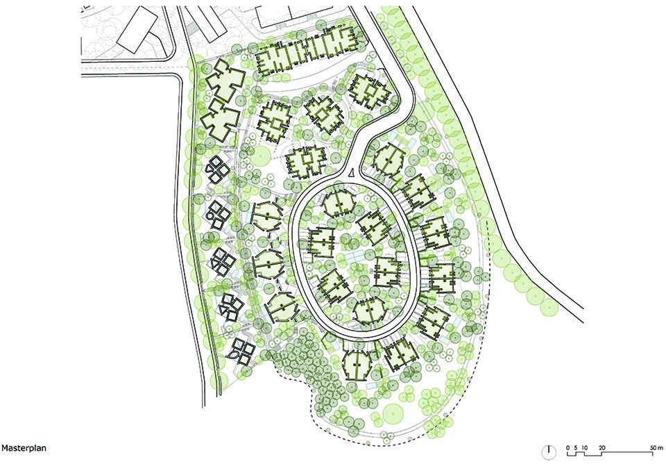 green valley 1 2 residential complex by davide macullo architects