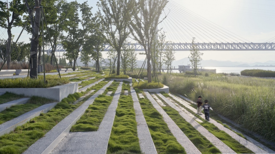 ripples becoming everyday ground by original design studio tjad