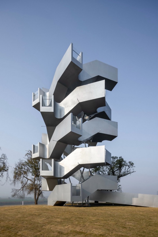 Chenhu Migratory Bird Observation Tower by Xiang Architects