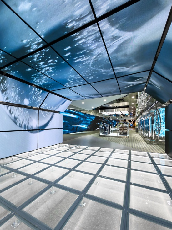 ongdeng ganwei fresh cut produce superfactory exhibition hall by fllllly design