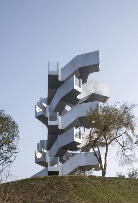 Chenhu Migratory Bird Observation Tower by Xiang Architects