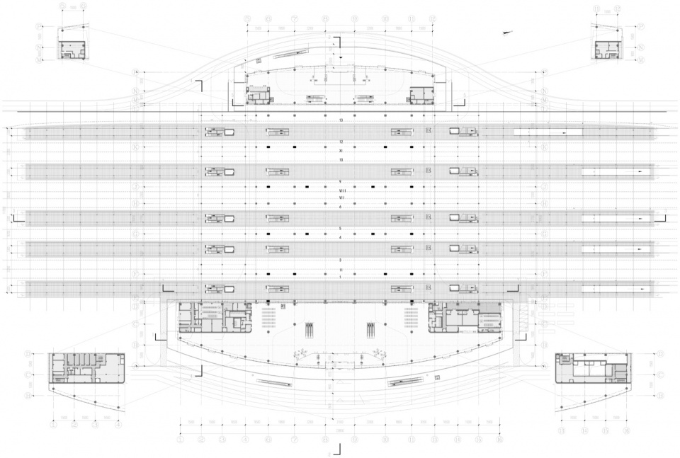 jingmen west railway station by citic architectural design research institute co ltd china railway siyuan survey and design group co ltd
