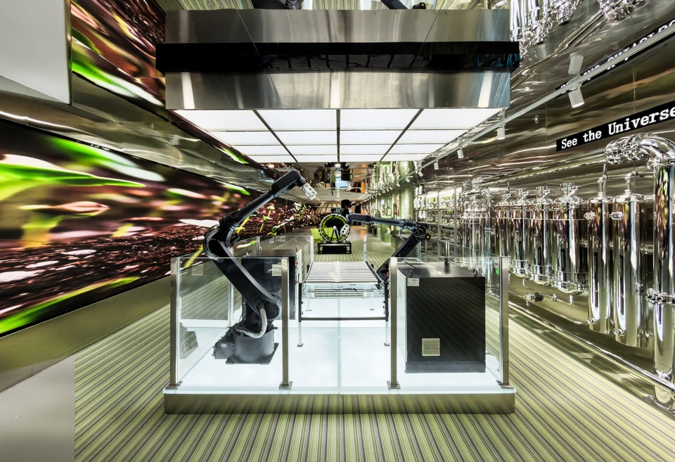 ongdeng ganwei fresh cut produce superfactory exhibition hall by fllllly design