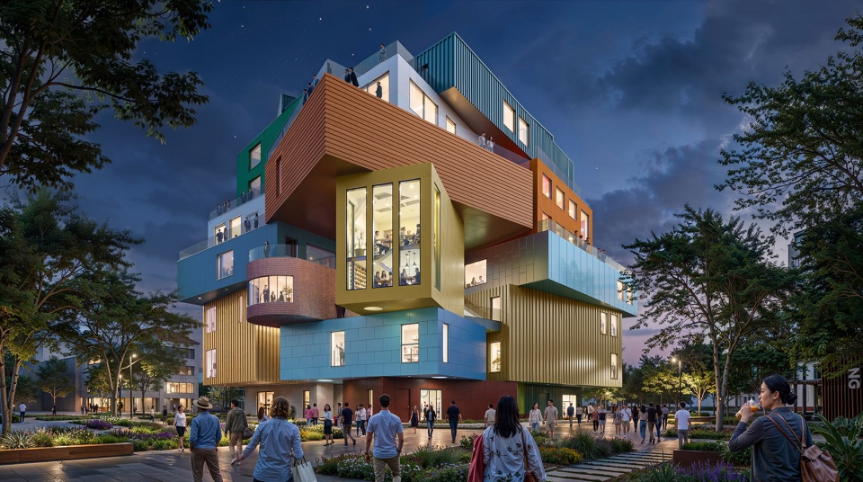 bihailou art village by mvrdv