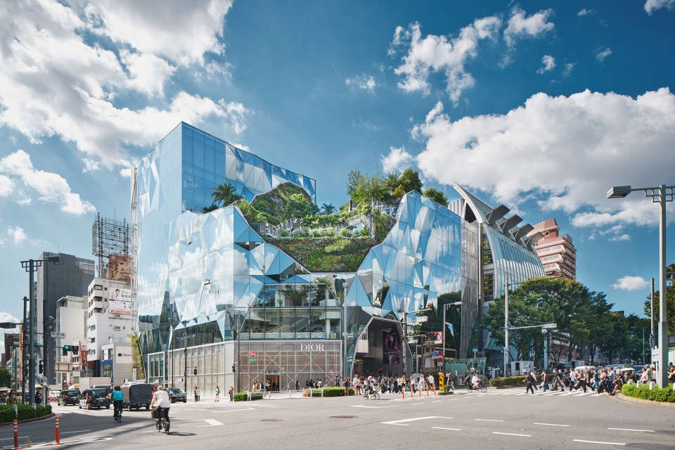 harajuku square by nikken sekkei akihisa hirata architecture office