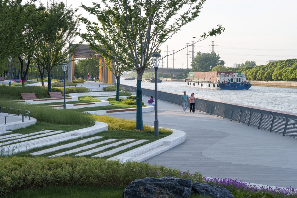 phase i landscape improvement project along the grand canal xinwu district wuxi by myp inc
