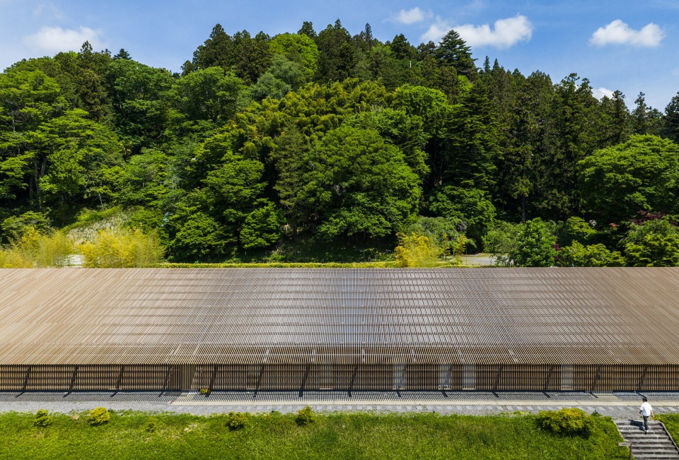 renewal of bato hiroshige museum by kengo kama
