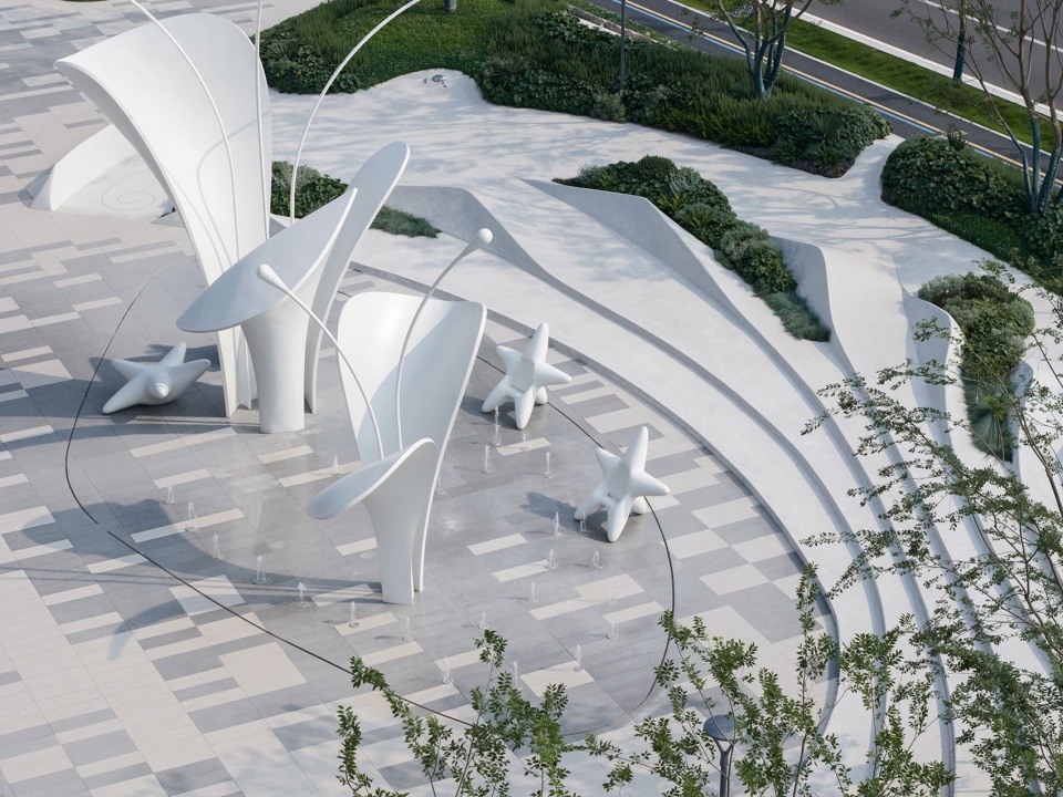 The Splash Plaza Sparked by Urban Energy