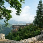 Huangfengyan Camping Park Visitor Center by XJ DesignAgency