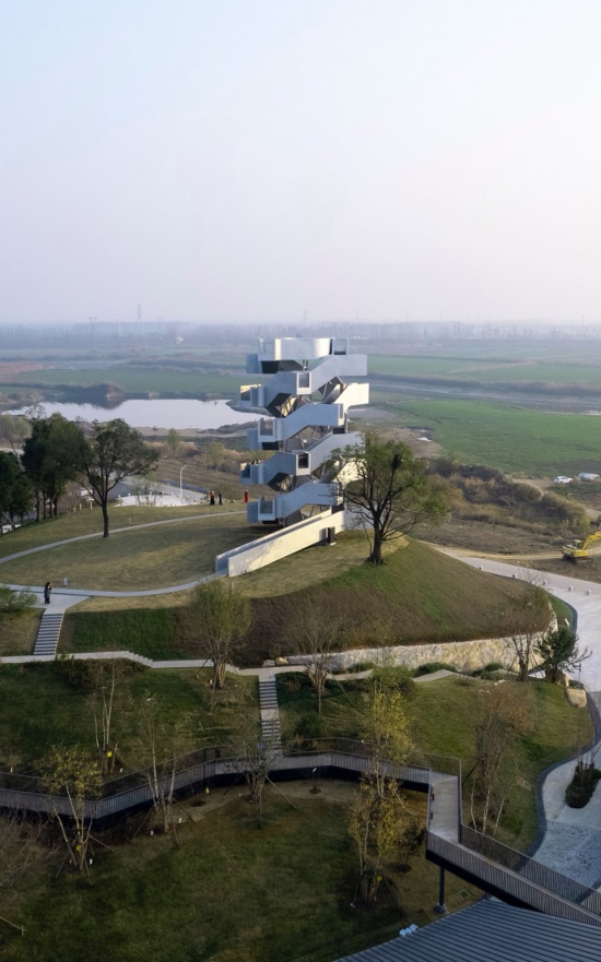 Chenhu Migratory Bird Observation Tower by Xiang Architects