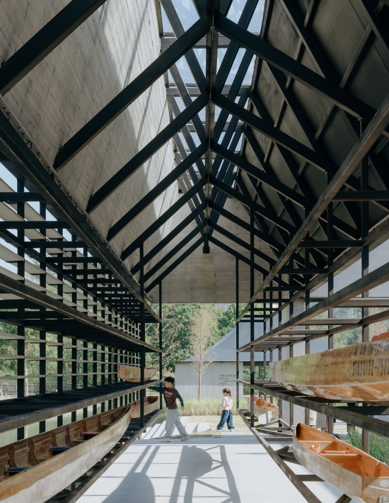 dadun dragon boat art base lecong shunde by atelier alternative architecture