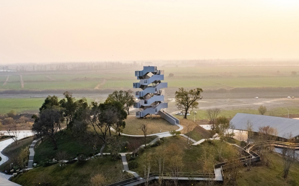 Chenhu Migratory Bird Observation Tower by Xiang Architects