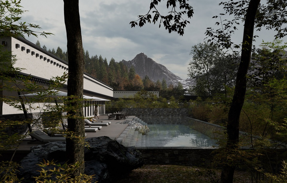 jiuzhaigou county vacilando holiday estate by turninglab