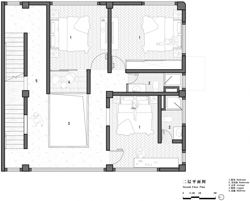 the courtyard house by li wenxi architects